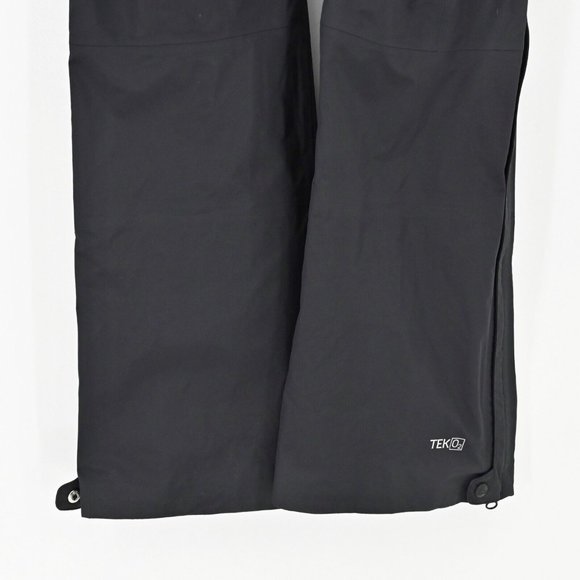 LL BEAN TEK O2 3L Storm Pants Black Waterproof Hiking Rain Womens Size Medium - Picture 7 of 10